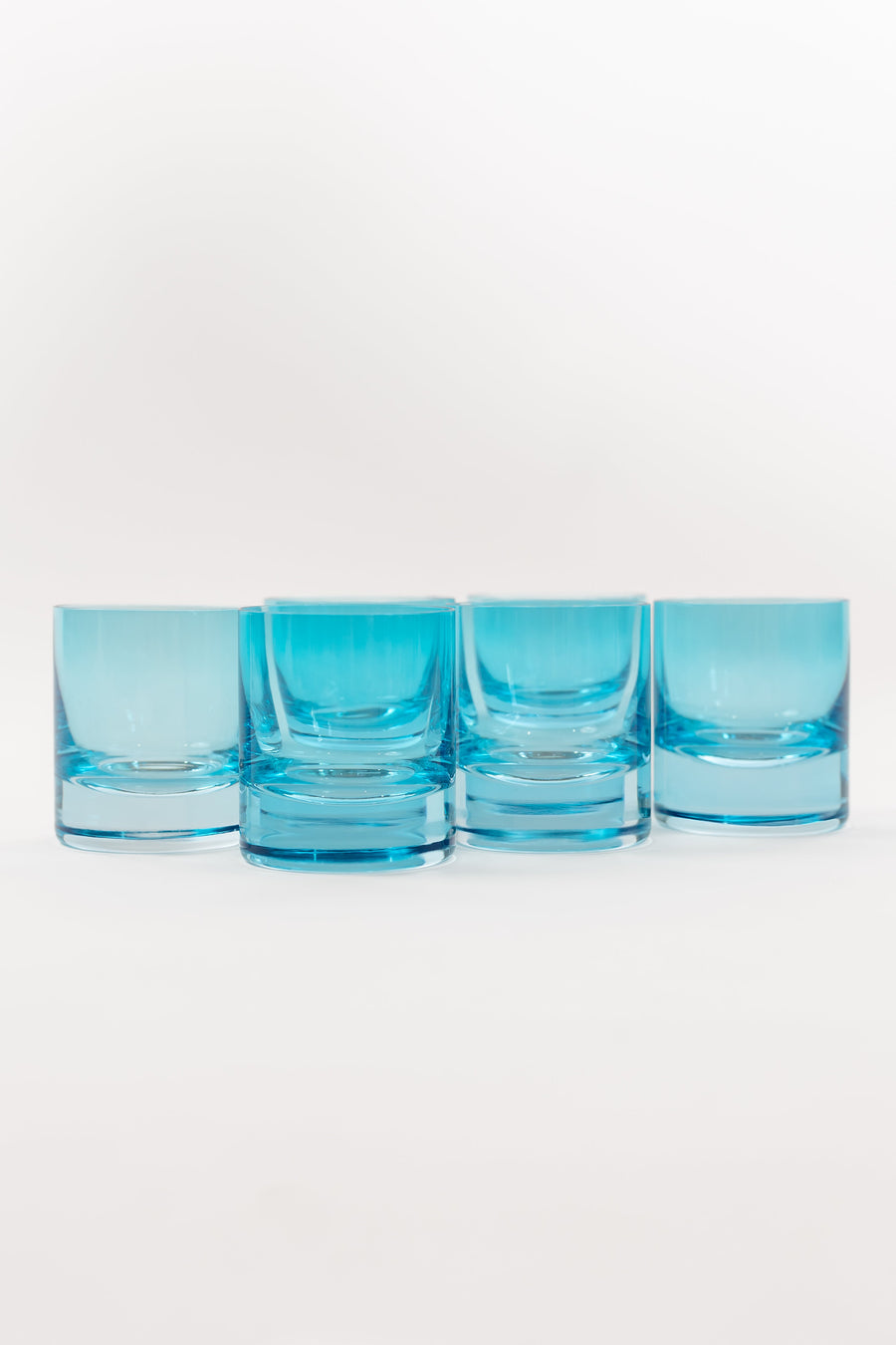 Ocean Blue Rocks Glasses set showcasing durable, stylish drinkware perfect for any elegant occasion or everyday use.