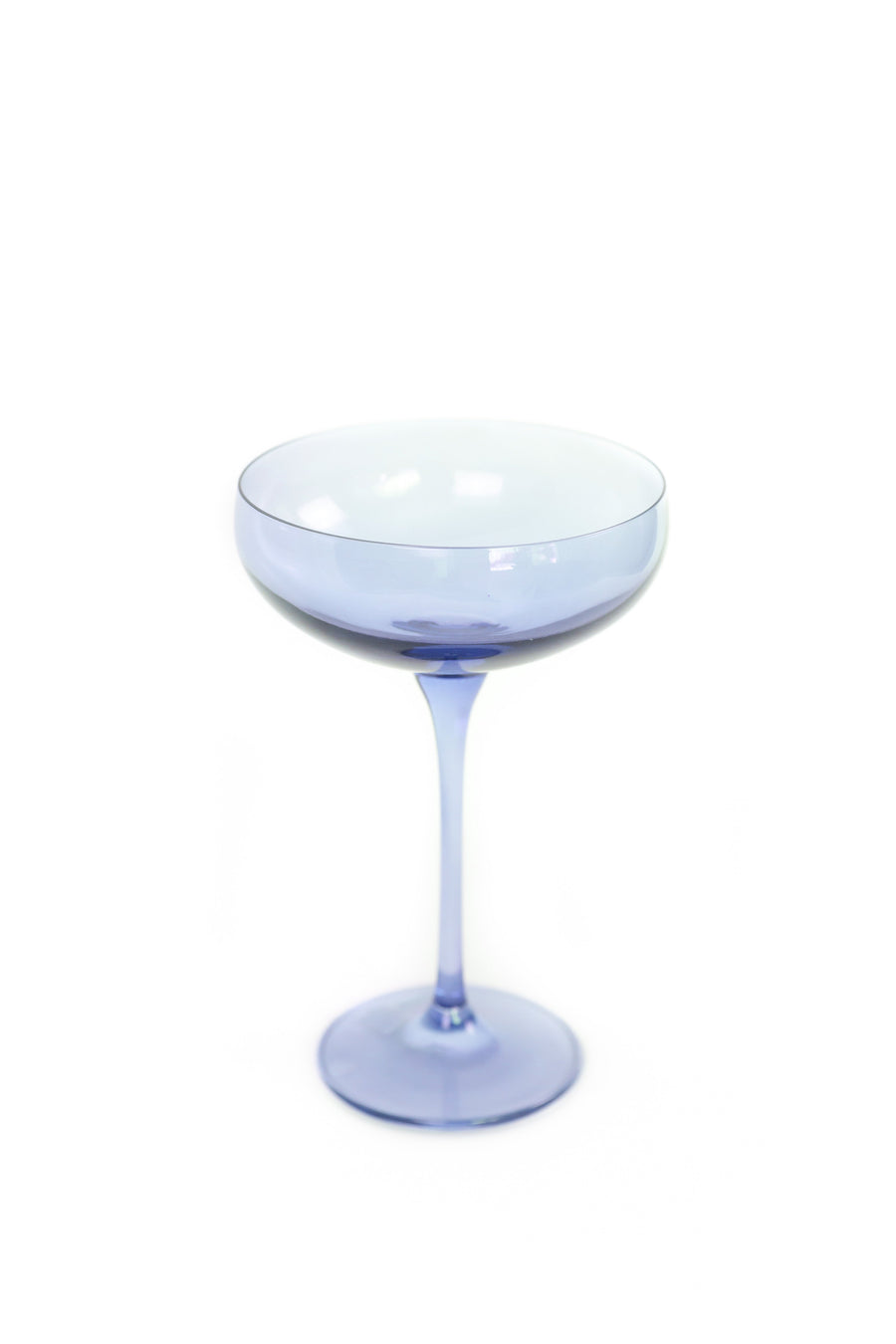 Elegant cobalt blue champagne coupes set for sophisticated celebrations and upscale events