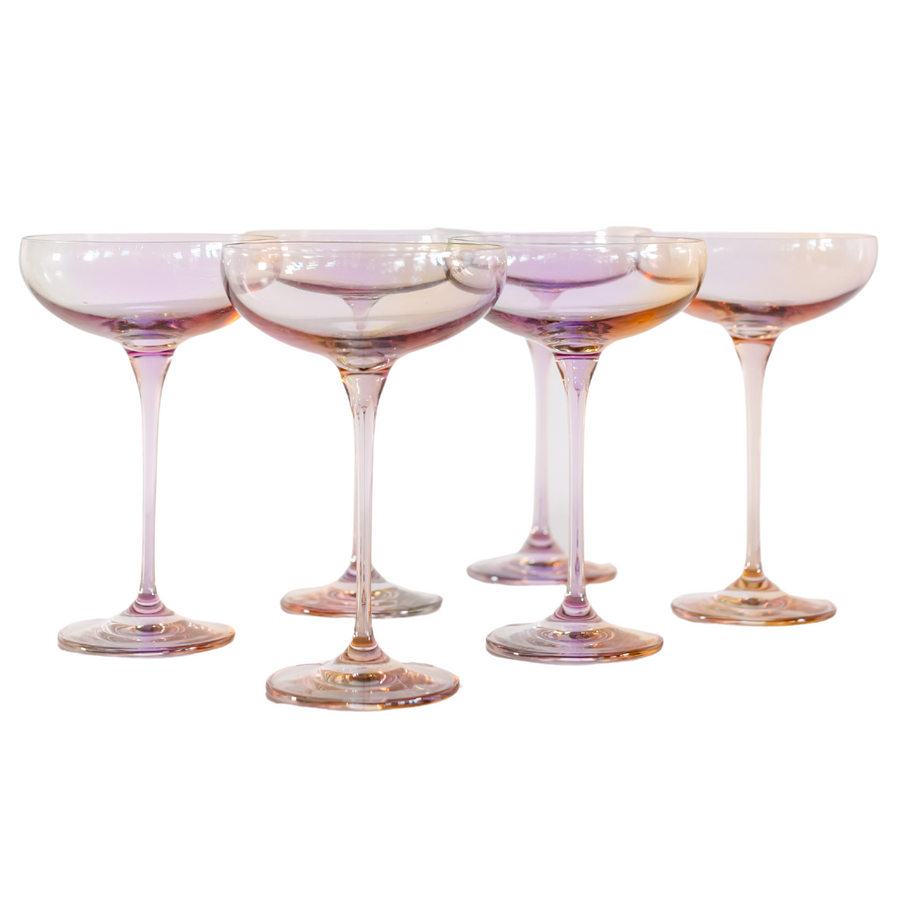 Elegant iridescent champagne bottle reflecting soft light, perfect for sophisticated event decor and celebrations.